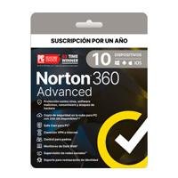 NORTON 360 ADVANCED  10 DISPOSITIVOS  1 AÑO (CAJA)