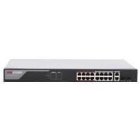 SWITCH MONITOREABLE HIKVISION DS-3E1318P-EI POE+  16 PUERTOS 10/100 MB