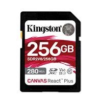 MEMORIA FLASH SD KINGSTON SDXC CANVAS REACT PLUS 256GB 280R/150W UHS-I