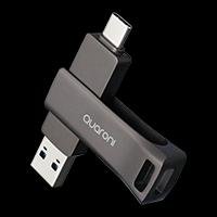 MEMORIA QUARONI 32GB USB 3.2  DUAL A AND C  OTG  METALICA