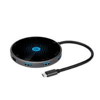 DOCKING USB, MANHATTAN,166560,-C 8 PTOS, HDMI, USB-C PD,3XUSB-A,CARGA