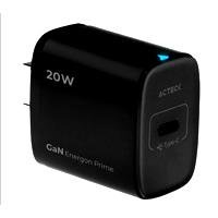 CARGADOR DE PARED ACTECK ENERGON PRIME CP415  20W  USB C  CARGA RAPIDA