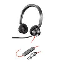 DIADEMA HP POLY 8X215AA BLACKWIRE C3310 ALAMBRICA MONOAURAL USB-A USB-