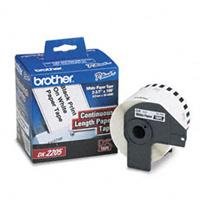 ETIQUETA CONTINUO BROTHER DK2205 BLANCA 62MM X 30.4 MTS COMPATIBLE CON