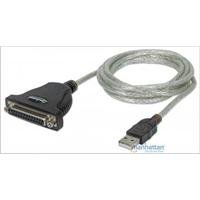 CONVERTIDOR,MANHATTAN,336581, USB A PARALELO DB25