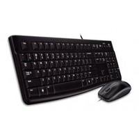 TECLADO/MOUSE LOGITECH MK120 NEGRO ALAMBRICOS USB PC  WINDOWS