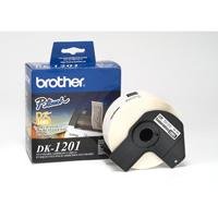 ETIQUETA PRECORTADA BROTHER DK1201 BLANCO 400 ETIQUETAS 29 X 90.3 MM C