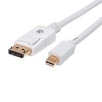CABLE DISPLAYPORT,MANHATTAN,324748, – MINIDP M-M 2.0M BLANCO