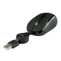 MOUSE MINI ALAMBRICO RETRACTIL OPTICO 1000 DPI CONECTOR USB EASY LINE