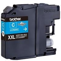 CARTUCHO DE TINTA BROTHER LC505C PARA SUPER ALTO RENDIMIENTO 1300 IMPR