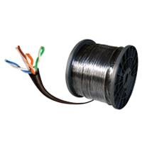 BOBINA DE CABLE EXTERIOR CONDUMEX CAT6 UTP CON GEL 100% COBRE 4 PARES
