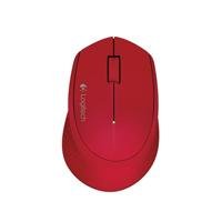 MOUSE LOGITECH M280 ROJO OPTICO INALAMBRICO (MINI RECEPTOR USB) PC/MAC
