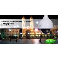 CAMARA IP DAHUA PTZ DOMO 12X 2 MP WDR REAL IVS POE PLUS ECO SAVY 2 EXT