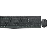 TECLADO/MOUSE LOGITECH MK235 GRIS INALAMBRICO USB PARA PC ALCANCE HAST