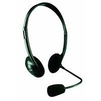 AUDIFONO DIADEMA C/MICROFONO EASY LINE C/CONTROL DE VOLUMEN NEGRO