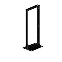 RACK NORTH SYSTEM 21 U.R. 2 POSTES 19 PULGADAS ALUMINIO LIGERO NEGRO L