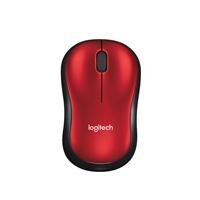 MOUSE LOGITECH M185 ROJO OPTICO INALAMBRICO MINI RECEPTOR USB PC/MAC/C