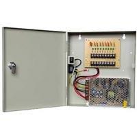 FUENTE DE PODER SAXXON REGULADA 12V 10 AMPERES DISTRIBUIDOR PARA 9 CAM