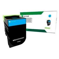 TONER LASER LEXMARK COLOR CIAN, RENDIMIENTO ESTANDAR, NP 71B40C0, HAST
